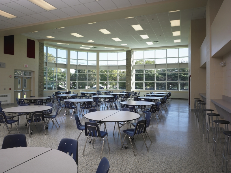 Cafeteria with a view