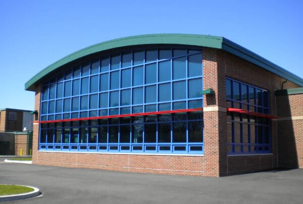 East Hampton new cafeteria addition exterior