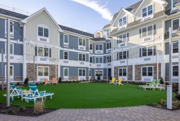 Village By the Bay courtyard