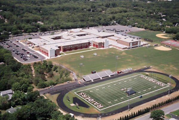 Patchogue-Medford school and football field