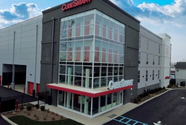 Exterior of CubeSmart storage facility